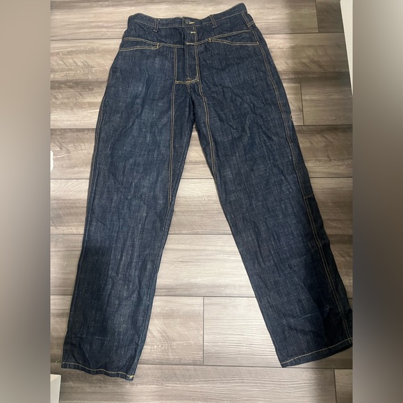Marithe Francois Girbaud Dark Blue Relaxed Jeans - Picture 1 of 7